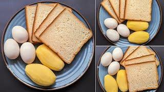 Just Add Eggs With Potatoes & Bread Its So Delicious Simple Breakfast Recipe Cheap & Tasty Snacks