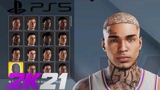 NBA2K21 Next Gen Best Face Creation 