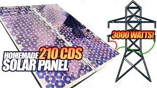 I Turn CD  DVD into a Powerful 3000w Photovoltaic Solar Panel