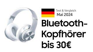 TOP–6. Die besten Bluetooth-Kopfhörer bis 30€. Mai 2024. Test & Vergleich  Deutsch