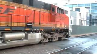 BNSF Daygo Manifest M-SDGBAR1-23 in Downtown San Diego