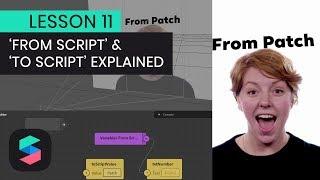 Spark AR Lesson 11 - Understanding To Script & From Script JS Scripting