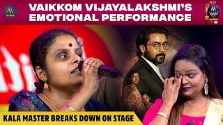 Vaikom Vijayalakshmis Emotional Performance  Kala Master Breaks Down On Stage  JFW Binge