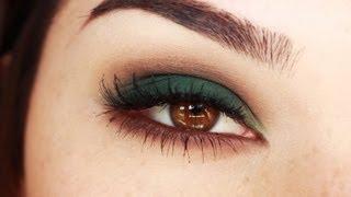 Smokey eyes with Green and Browns makeup tutorial