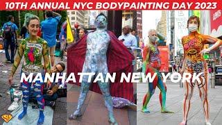 LIVE New York 10th Annual NYC Body Painting Day • Parade  2023 Andy Golub