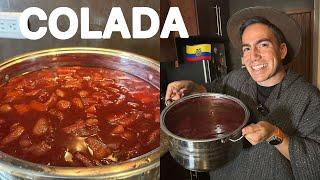 COLADA MORADA ECUATORIANA 8 litros por $12   El Champ