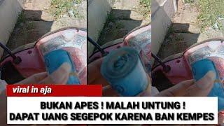 MOTOR MOGOK KARENA BAN KEMPESPRIA INI MALAH KEGIRANGAN DAPAT UANG SEGEPOK