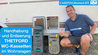 Camping - Tipp Handhabung und Entleerung Thetford WC-Kassetten im Wohnwagen oder Reisemobil