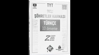 KR Akademi TYT Şöhretler Karması Türkçe 10 Deneme