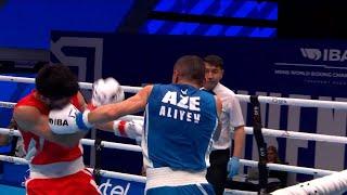 R32 60KG IMAMNAZAROV MIRZOKHID KGZ vs ALIYEV TAYFUR AZE  IBA World Boxing Championships 2023