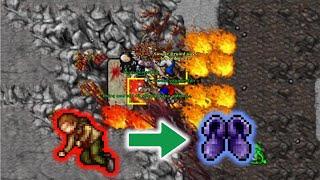 Tibia - Looting Items from Non-blessed Players stream highlights