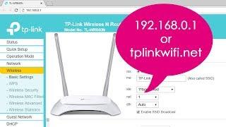 192.168.0.1  Setup TP-LINK wireless N router TL-WR840N  NETVN