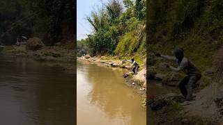 Berotan Tawes Sungai Progo Magelang #shorts