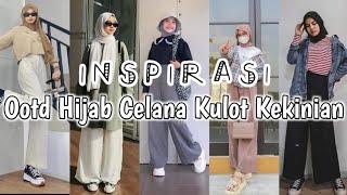 Inspirasi Ootd Hijab Style Celana Kulot Kekinian