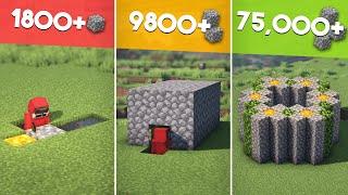 3 LEVELS OF COBBLESTONE FARMS  Which Is the BEST One For You?