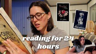 Reading for 24 hours  reading vlog ️