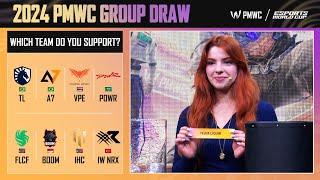 EN 2024 PMWC x EWC Group Draw  PUBG MOBILE WORLD CUP x ESPORTS WORLD CUP