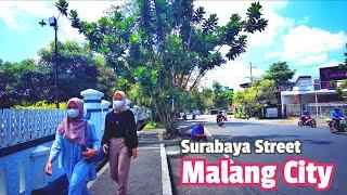 Walking in Malang City Indonesia Surabaya Street