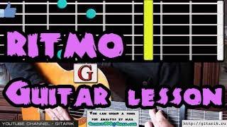 Black Eyed Peas J Balvin - RITMO Guitar lesson Guitar Tutorial  Chords & Lyrics