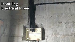 A2Z Construction - Part 13 - How are the electrical pipes installed in the wall