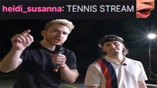 DougDoug and Jermas surprise Tennis stream