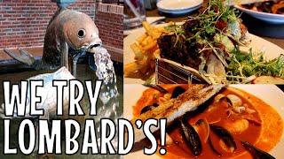 LOMBARDS SEAFOOD GRILLE REVIEW  Universal Studios Orlando  Fish Tacos  Ocean Bowl  Calamari