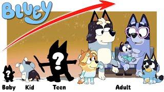 Bluey Heeler Evolution Growing Up Full  Go WOW