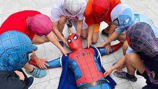 Bros 6 SpiderMan vs New Rock-SuperHero  Funny Story by Splife TV 