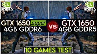 GTX 1650 Super vs GTX 1650  10 Games Test In Mid 2023  How Big The Real Difference ?
