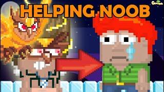 HELPING RICH and BECOMING NOOB OMG  GrowTopia