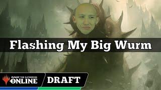 Flashing My Big Wurm  Vintage Cube Draft  MTGO