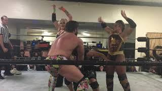 Bar Wrestling  Kris Wolf tail flips Joey Ryan