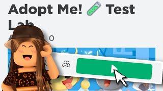 How to join Adopt Me TEST LAB SERVER?  Roblox