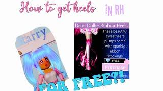 HOW TO GET FREE HEELS IN ROYALE HIGH? NOT FAKE