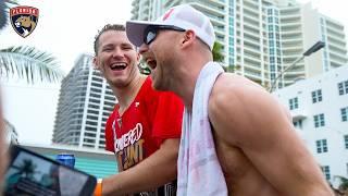 Tkachuk & Bennett WENT WILD During the Panthers Parade