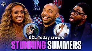 Kate Abdo Thierry Henry Micah & Carragher reminisce over their EPIC summers  UCL Today  CBS