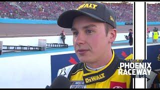 Christopher Bell gives emotional interview after Phoenix