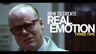 3 acting tips how to produce REAL emotion