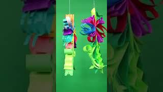 Colorful Paper Flower Mobiles