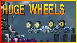 Check Out These Massive HUGE Wheels In Terratech Worlds - Ep28 Gameplay Review