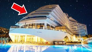  I Stayed in Worlds Largest Ship Hotel ️ Titanic Beach Lara Travel Vlog