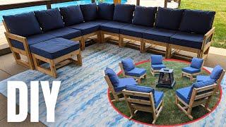 MODULAR DIY Outdoor Patio Furniture  Patio Makeover Part 3