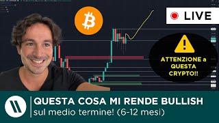 BITCOIN QUESTA È LA COSA CHE MI RENDE BULLISH sul medio termine  ATTENZIONE A QUESTA CRYPTO