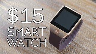 $15 Smart Watch - DZ09 Review