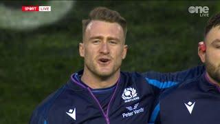 Flower of Scotland at Murrayfield ahead of Scotland vs England