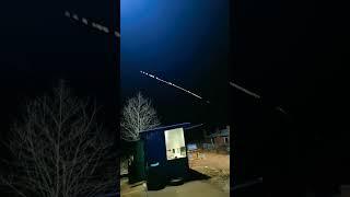 Elon Musks Starlink satellite stunning view from India and China Border ️