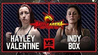 BA 76 HAYLEY VALENTINE VS INDY BOX  #MMA #FULLFIGHT #WMMA