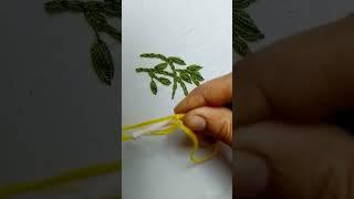 Hand Craft Work at Home  Beautiful Flower Design with New trick #shorts