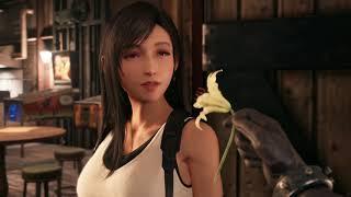 Cloud Gives Tifa A Flower Final Fantasy VII Remake