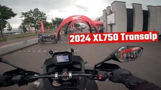 2024 Honda XL750 Transalp  Test ride  MotoPort Assen